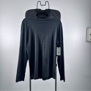 GAIAM Women’s Charcoal Heather Long Sleeve Hoodie Size S